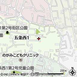 奈良県奈良市五条西1丁目15-10周辺の地図