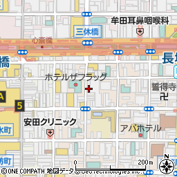 大阪府大阪市中央区東心斎橋1丁目13-22周辺の地図