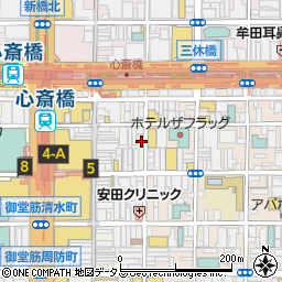 寿司 別邸 なかご 心斎橋 ‐BETTEI NAKAGO‐周辺の地図