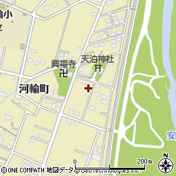 静岡県浜松市中央区河輪町388周辺の地図
