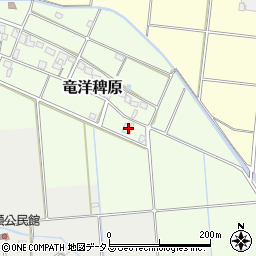 静岡県磐田市竜洋稗原151周辺の地図