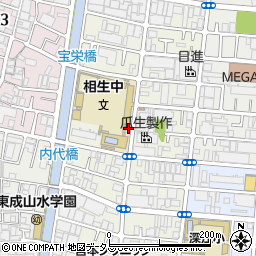 大阪府大阪市東成区神路周辺の地図