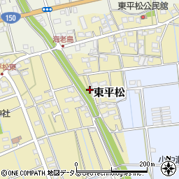 静岡県磐田市東平松152周辺の地図