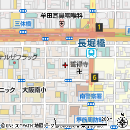 大阪府大阪市中央区東心斎橋1丁目8-3周辺の地図