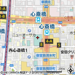 ホテル日航大阪 バーラウンジ スカイクルーザー周辺の地図
