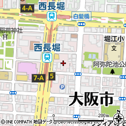 大阪府大阪市西区北堀江3丁目11周辺の地図