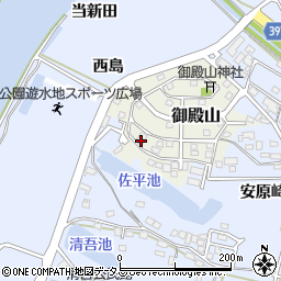 愛知県田原市御殿山129周辺の地図