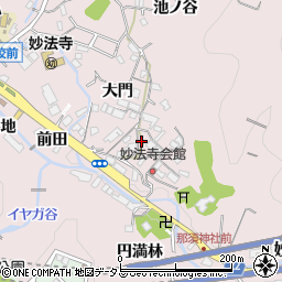 兵庫県神戸市須磨区妙法寺大門805周辺の地図