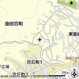 兵庫県神戸市長田区西山町4丁目23-3周辺の地図