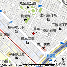 ヤマト運輸大阪九条南宅急便センター周辺の地図