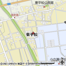 静岡県磐田市東平松138周辺の地図