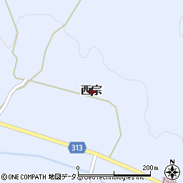 広島県山県郡北広島町西宗周辺の地図
