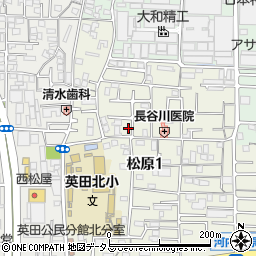 ふれあい薬局　東大阪店周辺の地図