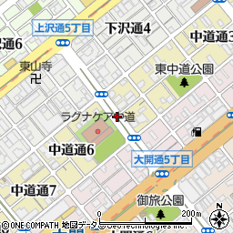 兵庫県神戸市兵庫区中道通周辺の地図