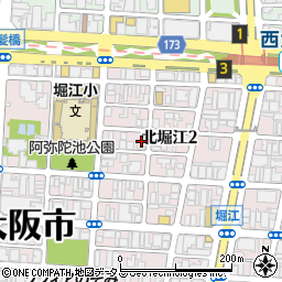 ヒコ・みづのジュエリーカレッジ大阪周辺の地図