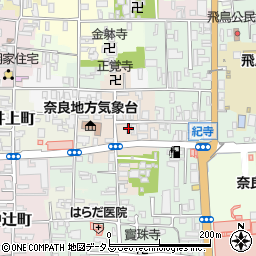 奈良県奈良市西紀寺町35周辺の地図