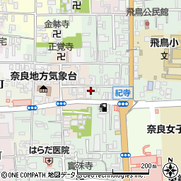 奈良県奈良市西紀寺町31周辺の地図