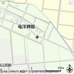 静岡県磐田市竜洋稗原257周辺の地図