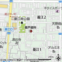 藤戸歯科医院周辺の地図