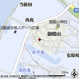 愛知県田原市御殿山106周辺の地図