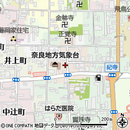 奈良県奈良市西紀寺町13周辺の地図