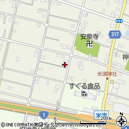 静岡県浜松市中央区米津町2277周辺の地図