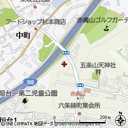 奈良県奈良市赤膚町1143-17周辺の地図