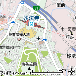 妙法寺駅前住宅周辺の地図
