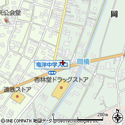 静岡県磐田市岡904-1周辺の地図