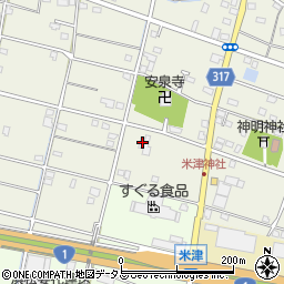 静岡県浜松市中央区米津町2000周辺の地図