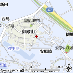 愛知県田原市御殿山91周辺の地図