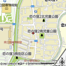 奈良県奈良市恋の窪3丁目6周辺の地図