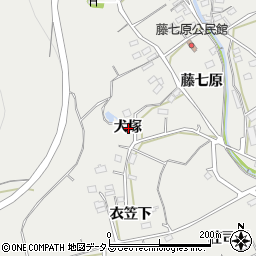 愛知県田原市田原町犬塚周辺の地図