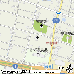 静岡県浜松市中央区米津町1999周辺の地図