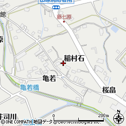 愛知県田原市田原町稲村石21周辺の地図