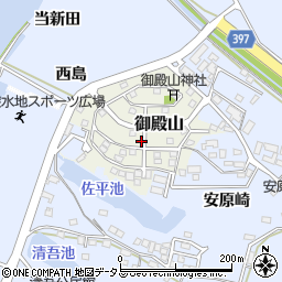 愛知県田原市御殿山97周辺の地図