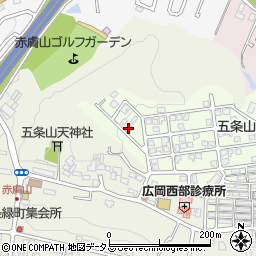 奈良県奈良市五条西2丁目16周辺の地図