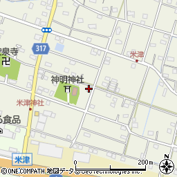 静岡県浜松市中央区米津町1615周辺の地図