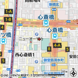 もじパラ・大阪店周辺の地図