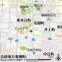 奈良県奈良市瓦堂町周辺の地図
