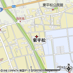 静岡県磐田市東平松165周辺の地図