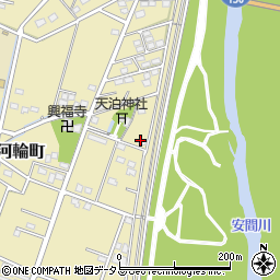 静岡県浜松市中央区河輪町378周辺の地図