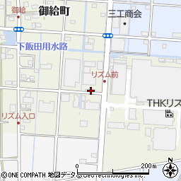 静岡県浜松市中央区御給町275周辺の地図
