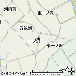 愛知県豊橋市杉山町一ノ沢周辺の地図