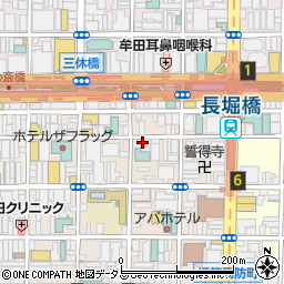 大阪府大阪市中央区東心斎橋1丁目8-26周辺の地図