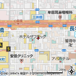 大衆焼肉びりちゃん 難波 心斎橋店周辺の地図