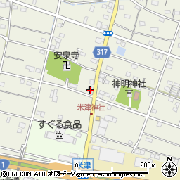 静岡県浜松市中央区米津町1974周辺の地図