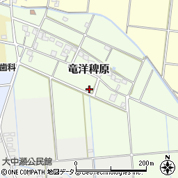 静岡県磐田市竜洋稗原156周辺の地図