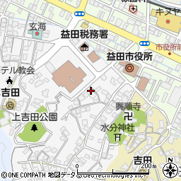 島根県益田市元町10-1周辺の地図