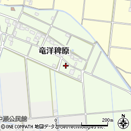 静岡県磐田市竜洋稗原155周辺の地図